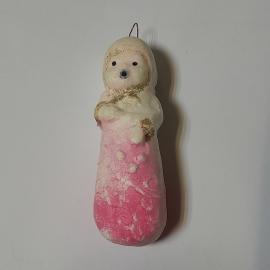 Елочная игрушка "Ребёнок", Орловская фабрика "Победа", пенопласт, винтаж, раритет