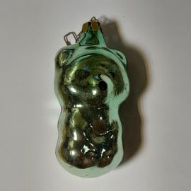 Елочная игрушка Мишка, Орловская фабрика "Победа", винтаж, раритет