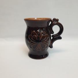 Большая кружка Пивная  800 мл, Орловская керамика, высота 15 см. Винтаж, СССР.