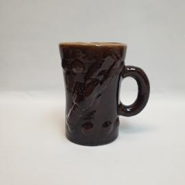 Большая кружка Пивная 800 мл, Орловская керамика, высота 15 см. Винтаж, СССР.