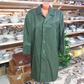 Плащ полевой военный, размер 48-50, длина 107 см, полуобхват груди 65 см. Винтаж, СССР.