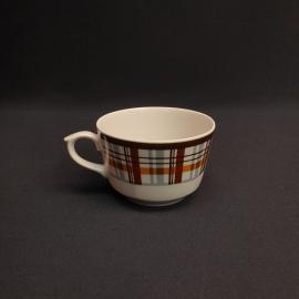 Чашка кофейная  Рижский з-д,фарфор  деколь 200мл,винтаж СССР