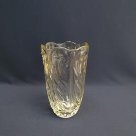Ваза для цветов 30см, Bogemia jihlava, Oсean, хрусталь, Йоглова, винтаж, Чехословакия.