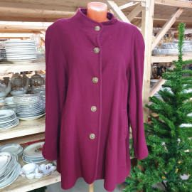 Винтажный кардиган - пальто, длина 68 см, полуобхват груди 65 см, СССР.