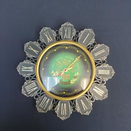 Часы настенные Орел город первого салюта 55 лет, кварцевые, белые цифры, рабочие пластик Винтаж СССР