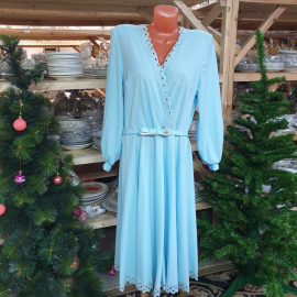 Винтажное платье с ремешком Kati, длина 110 см, полуобхват груди 55 см, Финляндия.