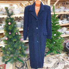 Винтажное пальто, ткань букле, длина 135 см, полуобхват груди 53 см, СССР.