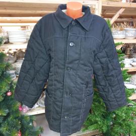 Винтажная ватная рабочая куртка, длина 70 см, полуобхват груди 60 см, СССР.