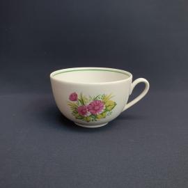 Кружка гигант Вербилки 450 мл, фарфор, деколь, винтаж СССР