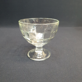 Креманка стекло, высота 10 см, 350 мл, винтаж СССР