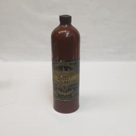 Бутылка от Рижского Бальзама, высота 18 см, керамика. Винтаж СССР
