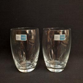 Пара стаканов 300 мл, стекло, высота 11 см. Винтаж.