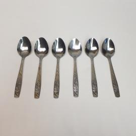 Набор столовых ложек 6 шт, нержавейка, Винтаж