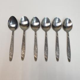 Набор столовых ложек 6 шт, нержавейка, Винтаж