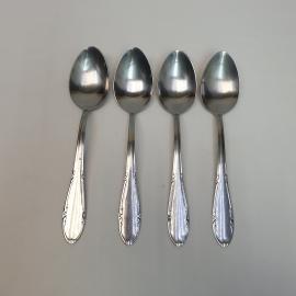 Набор столовых ложек 4 шт, МО, нержавейка, Винтаж СССР