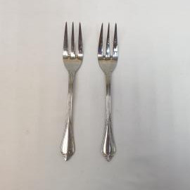 Набор десертных вилок PILON 2 шт, нержавейка. Винтаж, Германия