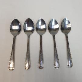 Набор чайных ложек MiEssa 5 штук, нержавейка. Винтаж, Китай