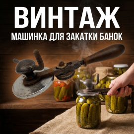 Ручная закаточная машинка для декора хенд мейд, металл, дерево. Винтаж СССР