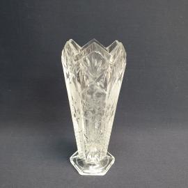 Ваза для цветов 19 см, стекло, напыление, 250 мл. Винтаж СССР