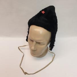 Детская шапка ушанка с красной звездой, обхват головы 55 см. Винтаж СССР