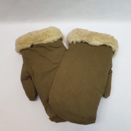 Рабочие зимние рукавицы, есть дефект см. фото. Винтаж СССР