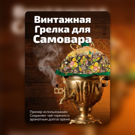 Грелка на самовар, диаметр 27 см, дефекты. Винтаж СССР