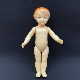 Винтажная кукла 28 см, пластик, роспись - сход краски СССР