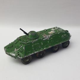 Винтажная игрушка Бронетранспортер 16х7 см, металл, сход краски под реставрацию СССР