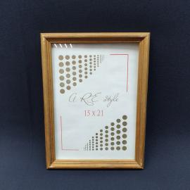 Винтажная рамка для фотографий 17х23 см, дерево - потертости.