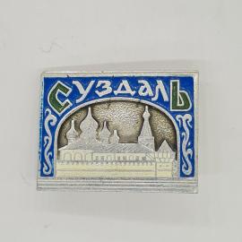 Значок СССР Суходольская архитектура с изображением исторического здания. Советский и винтажный.