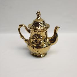Винтажный чайник, керамика лепнина 0.5 л, СССР