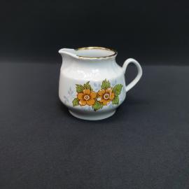 Винтажный молочник Рига, фарфор деколь золочение 350 мл, СССР