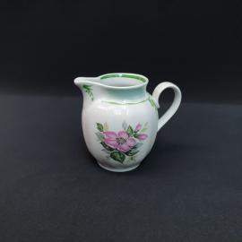 Винтажный молочник Дулево, фарфор деколь 350 мл, Россия