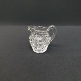 Винтажный сливочник, хрусталь 70 мл, трещина на ручке, СССР