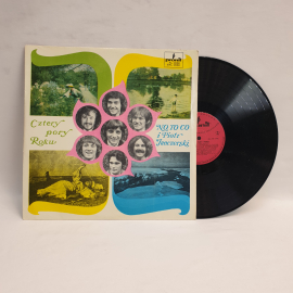 Пластинка виниловая Польша 33 оборота Четыре сезона рока, 1970 года, винтажная