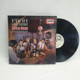 Фридрих и Хайди, яркие мелодии аккордеона и пения, советская винтажная виниловая пластинка СССР, бол