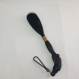 Винтажная расческа - щетка для обуви, длина 25 см, пластик СССР