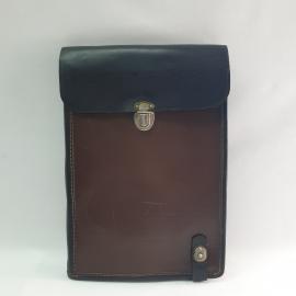 Винтажная сумка планшет 21х30 см, кожа, пластик СССР