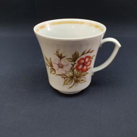 Винтажная чайная чашка Киев, фарфор деколь  400 мл, винтаж СССР