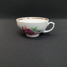 Винтажная чашка Дулево, фарфор деколь золочение 220 мл, СССР