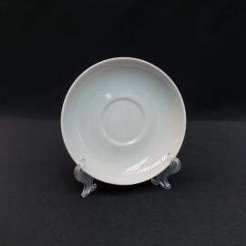 Винтажное кофейное блюдце Дулево, фарфор 11.5 см, СССР