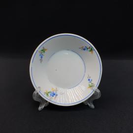 Винтажное блюдце вареньица Новгород 1953 г, фарфор деколь 15 см, СССР