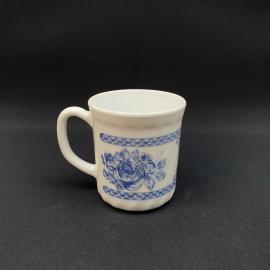 Винтажная чашка, опаловое стекло деколь 250 мл, Китай