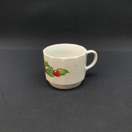 Винтажная чашка, полонная ,фарфор деколь 300 мл, Россия