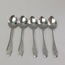 Винтажный набор столовых ложек 5 штук, алюминий,новые. СССР.