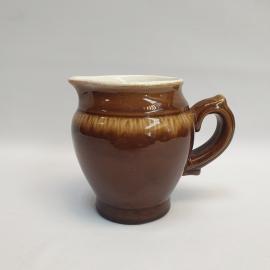 Винтажный молочник сливочник  ЗИК Конакова, фаянс, 350 мл, СССР.