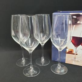 Винтажный набор фужеров бокалов 4 штуки, в родной коробке, Франция