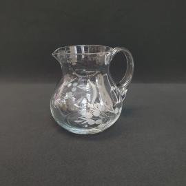 Винтажный кувшин стекло резка 1.2 л, СССР