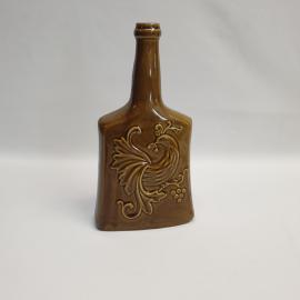 Винтажная бутылка штоф без пробки, керамика 0.8 л, СССР