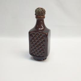 Винтажный штоф, обливная керамика лепнина 0.75 л, СССР